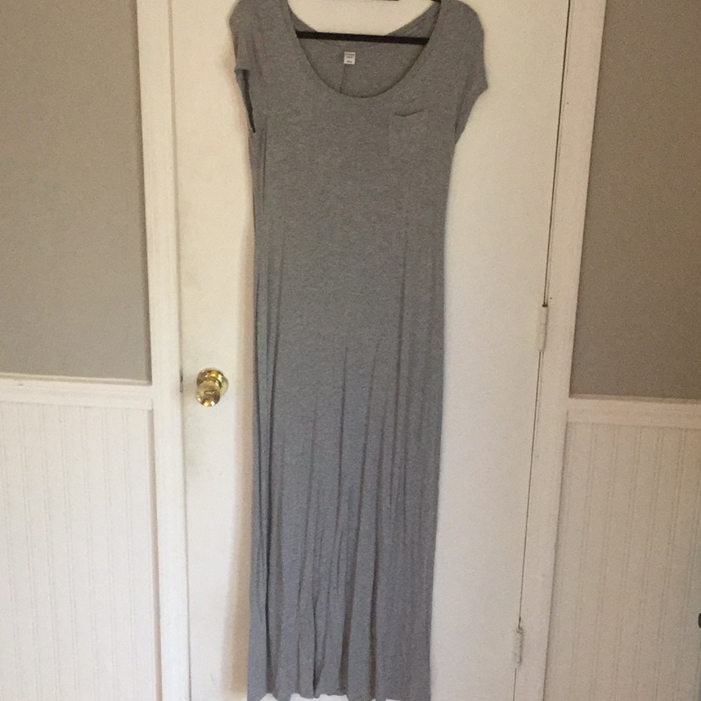 COPY - Gray tshirt maxi dress